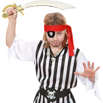 e-carnavalskleding-SYK Piratenzwaard met ooglapje