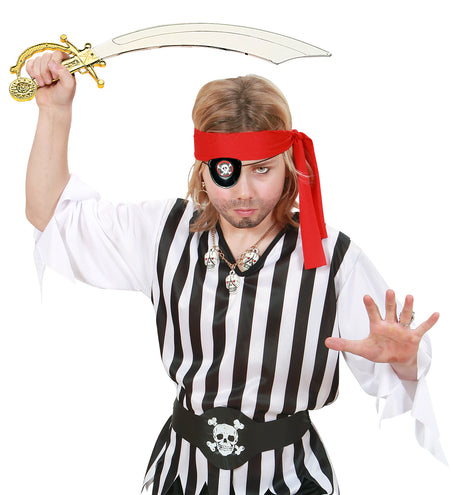 e-carnavalskleding-SYK Piratenzwaard met ooglapje