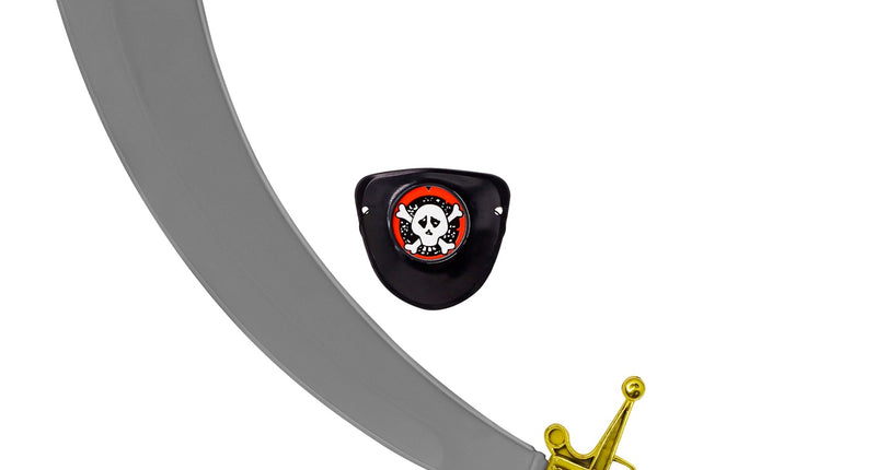 e-carnavalskleding-SYK Piratenzwaard met ooglapje