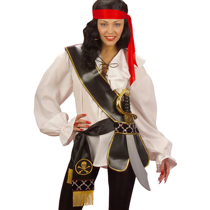 e-carnavalskleding-SYK Piratenzwaard schede lederlook
