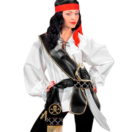 e-carnavalskleding-SYK Piratenzwaard schede lederlook