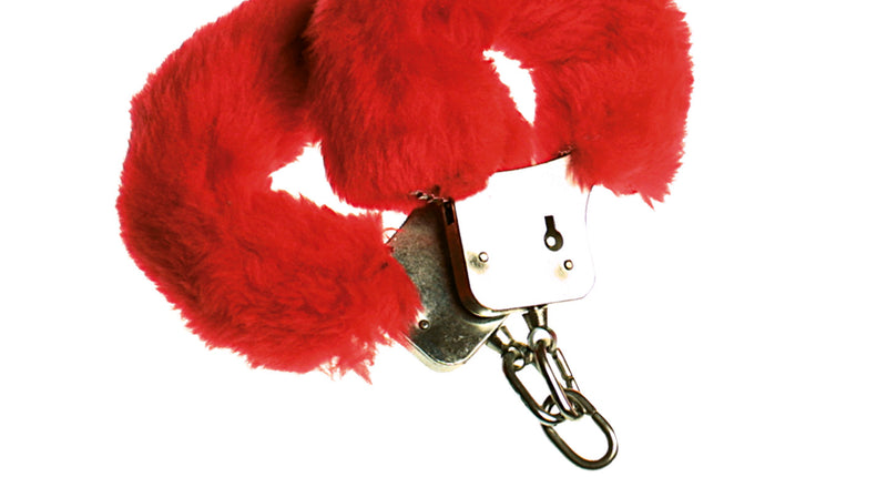 e-carnavalskleding-SYK Pluche handboeien rood