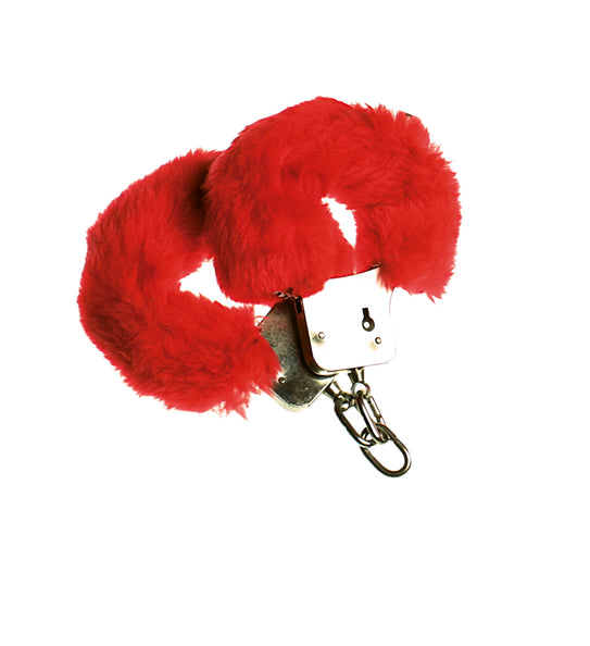 e-carnavalskleding-SYK Pluche handboeien rood