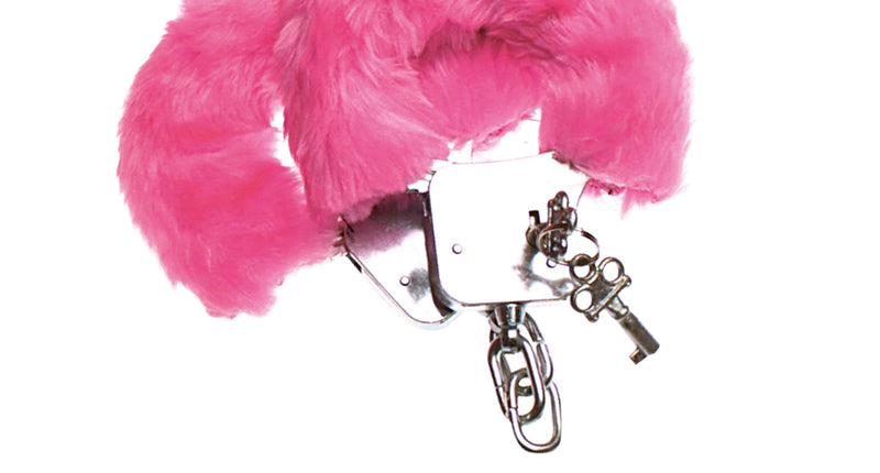 e-carnavalskleding-SYK Pluche handboeien roze