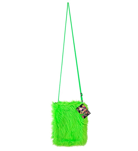 e-carnavalskleding-SYK Pluche handtas in neon groen