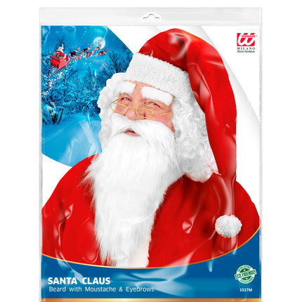 e-carnavalskleding-SYK Pluche kerstman baardset