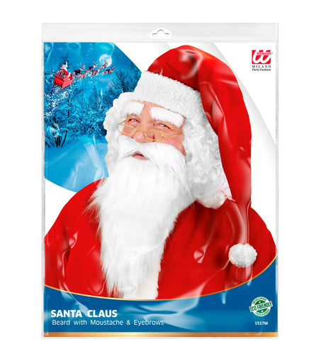 e-carnavalskleding-SYK Pluche kerstman baardset