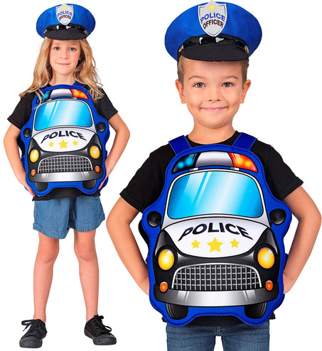 e-carnavalskleding-SYK Politie agent kind