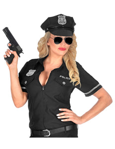 e-carnavalskleding-SYK Politie agente shirt dames