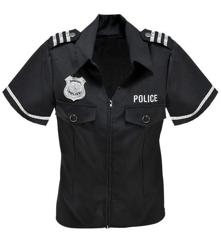 e-carnavalskleding-SYK Politie agente shirt dames