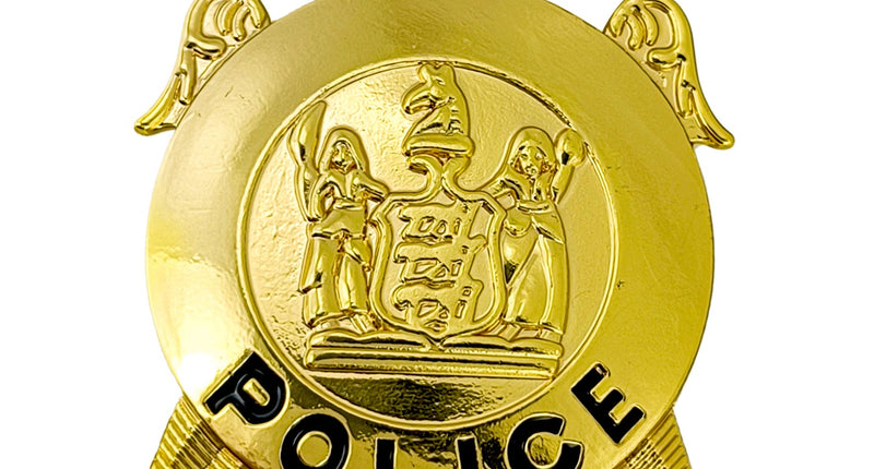 e-carnavalskleding-SYK Politie FBI badge goud