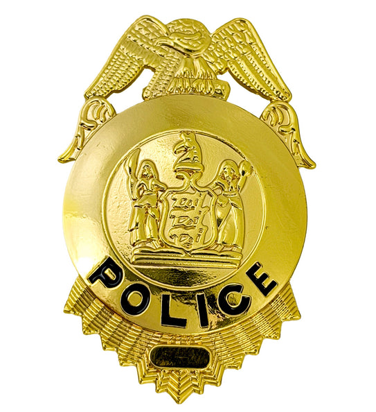 e-carnavalskleding-SYK Politie FBI badge goud