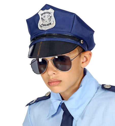 e-carnavalskleding-SYK Politie pet verstelbaar kind