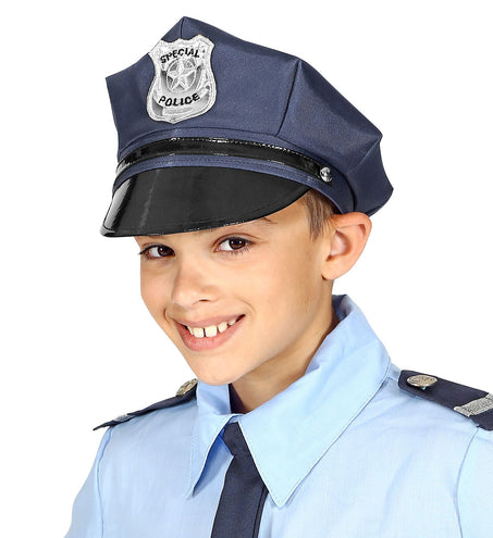 e-carnavalskleding-SYK Politie pet verstelbaar kind