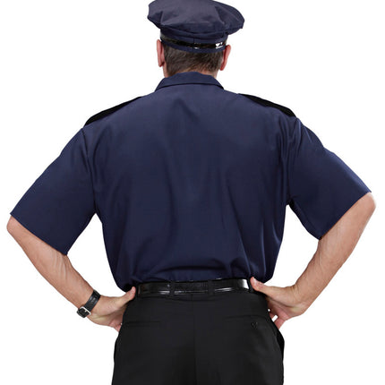 e-carnavalskleding-SYK Politieblouse met pet en stropdas NYPD