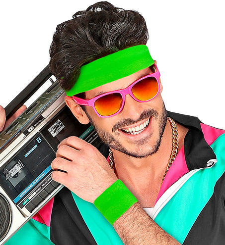 e-carnavalskleding-SYK Polsbandjes neon groen Philip