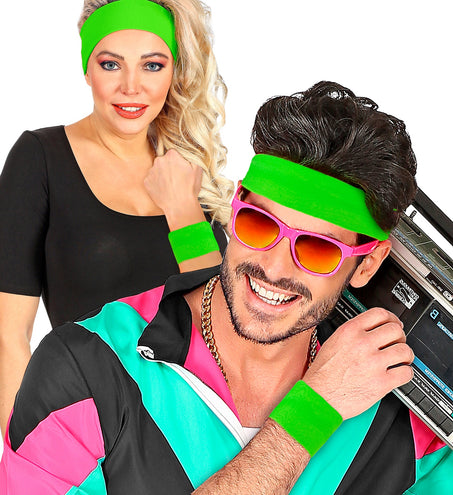 e-carnavalskleding-SYK Polsbandjes neon groen Philip