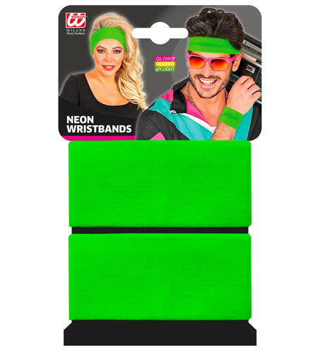 e-carnavalskleding-SYK Polsbandjes neon groen Philip