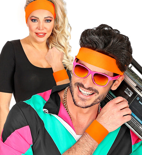 e-carnavalskleding-SYK Polsbandjes neon oranje Philip