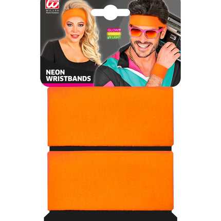 e-carnavalskleding-SYK Polsbandjes neon oranje Philip