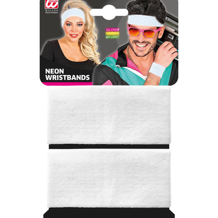 e-carnavalskleding-SYK Polsbandjes wit
