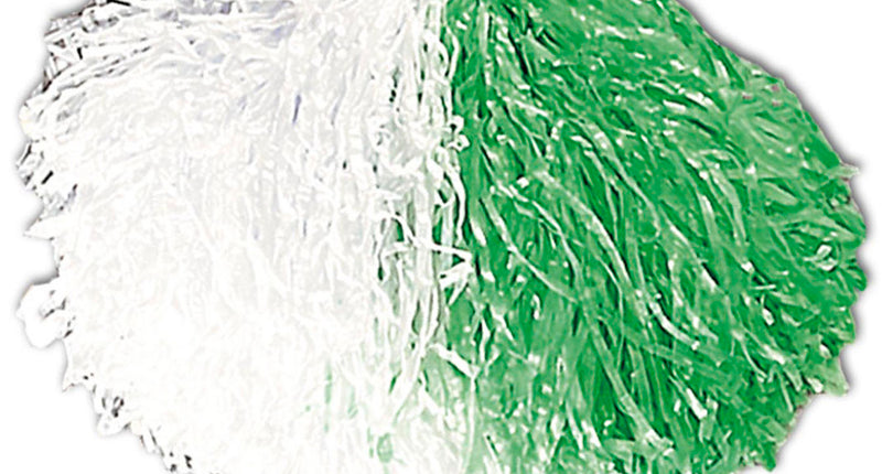 e-carnavalskleding-SYK Pom Pom groen met wit cheerleader