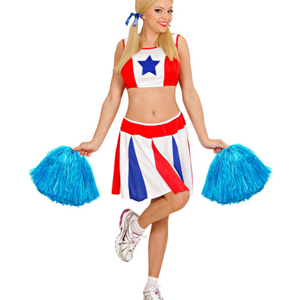 e-carnavalskleding-SYK pom pom luxe uitvoering blauw