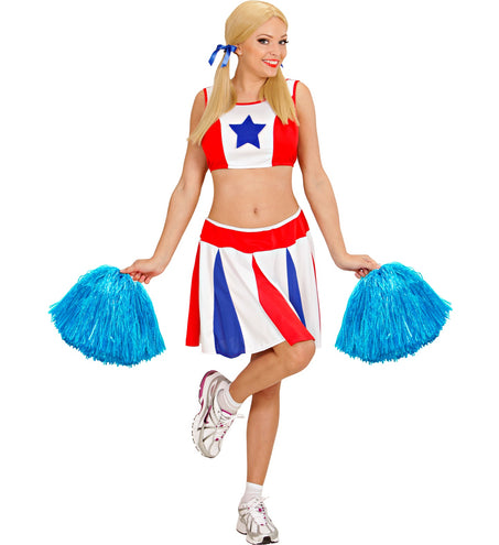 e-carnavalskleding-SYK pom pom luxe uitvoering blauw