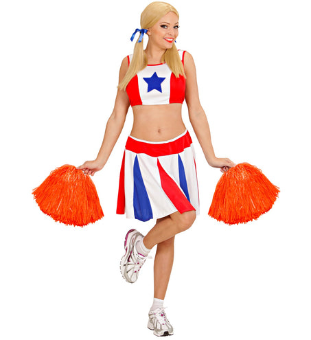 e-carnavalskleding-SYK pom pom luxe uitvoering oranje