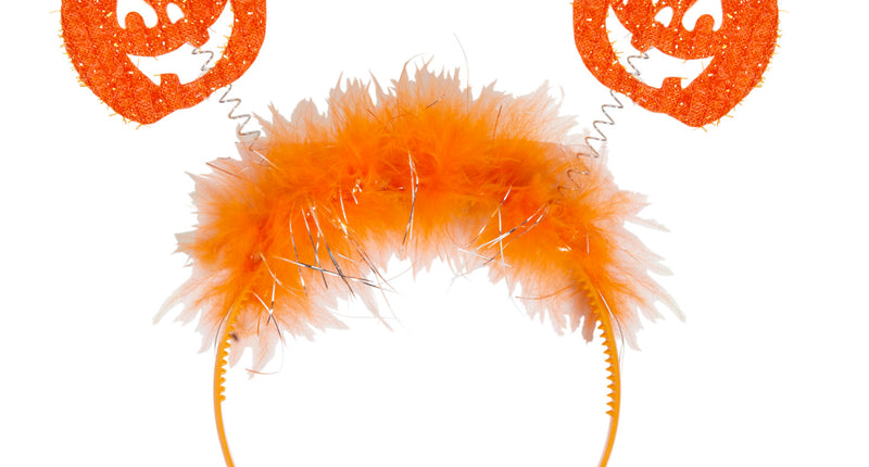 e-carnavalskleding-SYK Pompoen haarband oranje