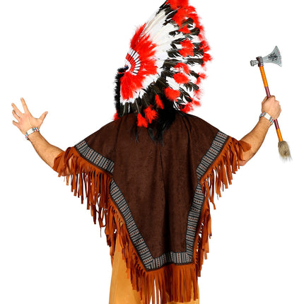 e-carnavalskleding-SYK Poncho indiaan