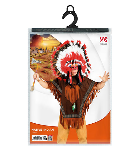 e-carnavalskleding-SYK Poncho indiaan
