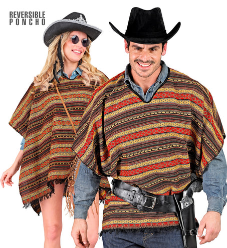 e-carnavalskleding-SYK Poncho omkeerbaar