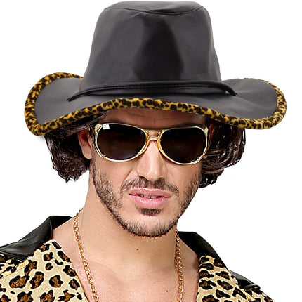 e-carnavalskleding-SYK Pooier hoed Dandy cowboy met print