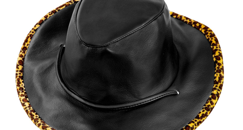 e-carnavalskleding-SYK Pooier hoed Dandy cowboy met print