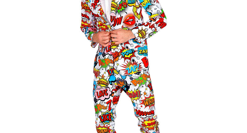 e-carnavalskleding-SYK Pop art kostuum jaren 60 stijl