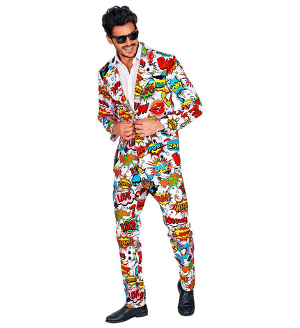e-carnavalskleding-SYK Pop art kostuum jaren 60 stijl