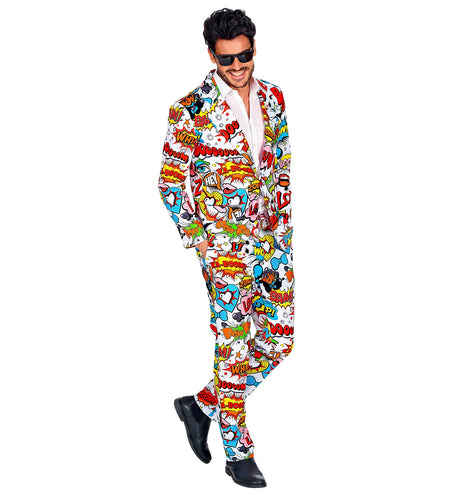 e-carnavalskleding-SYK Pop art kostuum jaren 60 stijl