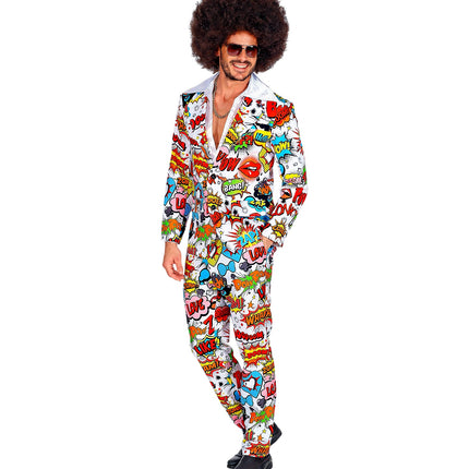 e-carnavalskleding-SYK Pop art kostuum jaren 60 stijl