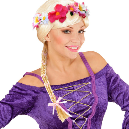 e-carnavalskleding-SYK Prachtige bloemen hoofdbandjes voor hippies