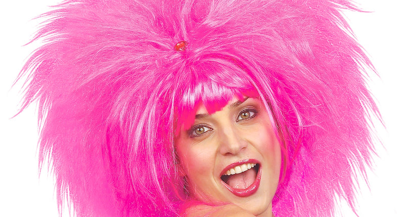 e-carnavalskleding-SYK Pretty woman pruik roze vrouw