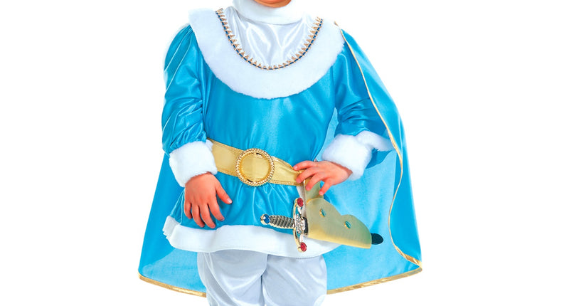 e-carnavalskleding-SYK Prins kostuum blauw kind