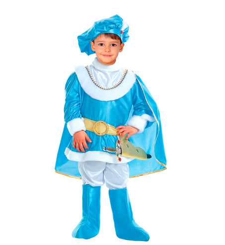 e-carnavalskleding-SYK Prins kostuum blauw kind