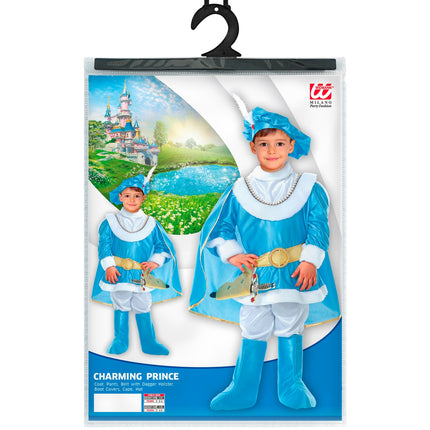 e-carnavalskleding-SYK Prins kostuum blauw kind