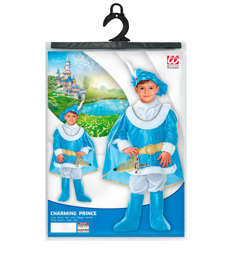 e-carnavalskleding-SYK Prins kostuum blauw kind
