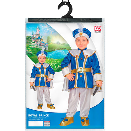 e-carnavalskleding-SYK Prinsenpak kind blauw Benno
