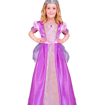 e-carnavalskleding-SYK Prinses Anne paars