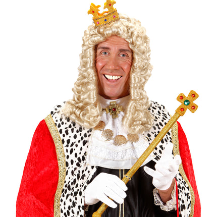 e-carnavalskleding-SYK Prinsessen koningin kroon goud Alicia