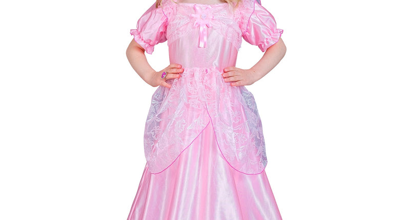 e-carnavalskleding-SYK Prinsessenjurk kind roze Renee