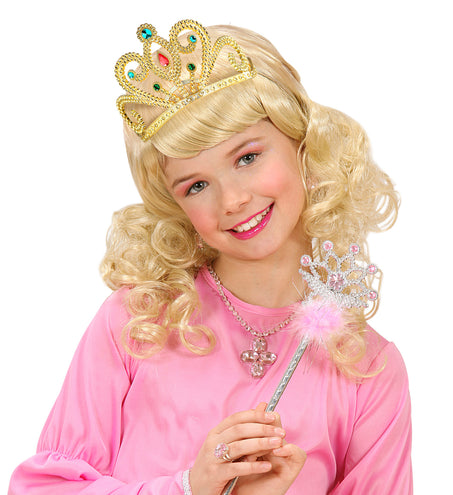 e-carnavalskleding-SYK Prinsessenkroon met diamanten goud